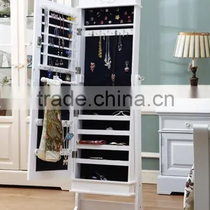Jewelry Armoire With Distressed Finish thumbnail-4