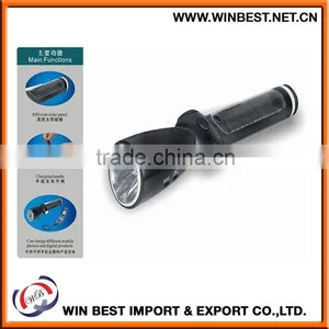 Solar Torch With Crank Dynamo (7 LED) thumbnail-1