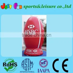 Customized Huge Advertisement Inflatable Rugby Ball thumbnail-1