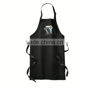 2014 New Product Cheap Promotional Soft White Kitchen Apron thumbnail-1