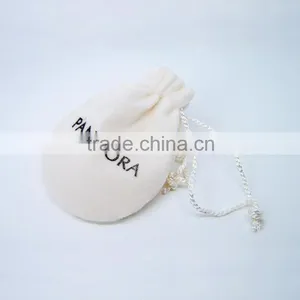Round Bottom Drawstring Bag With Logo/VELVET Bag Drawstring thumbnail-1