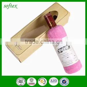 Gift Wedding Cake Towel Bottle Shaped of Wine Quality Choice thumbnail-3