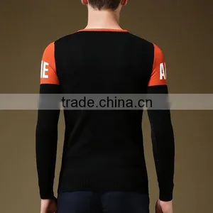 The New 2015 Korean Version Autumn Men Sweater for Digital Design Tight Sweater thumbnail-6