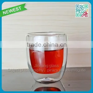 2015 Hot Sale Double Wall Glass Cups Pyrex Mugs Creative Juice Cup Beer Mug thumbnail-2