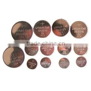 Lithium Button Cell Batteries CR2450,CR1025, CR1616, CR1620, CR2016, CR2025, CR2430, Etc. thumbnail-1