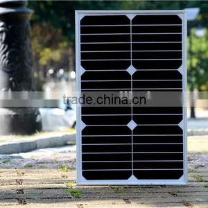 18W High Efficiency Tempered Glass Laminated Sunpower Solar Modules thumbnail-3