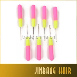 Best Quality 50pcs/lot 15cm Plastic Handle Crochet Hook Needles for Making Dreadlock thumbnail-5