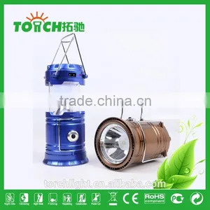 New Design Solar Bright Hand Foldable Lantern for Camping and Emergency thumbnail-1