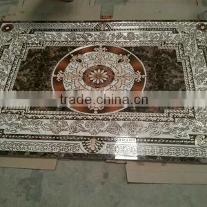 Indoor Golden Polished Carpet Tiles for Decorated 1200mmX1800mm thumbnail-1