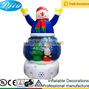 DJ-XT-62 Inflatable Animation Air Blown Kaleidoscope Frosty the Snowman Scene Christmas Decoration thumbnail-1