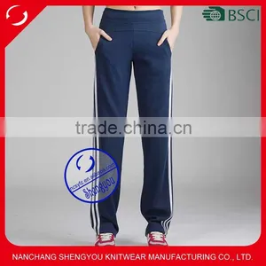 Wholesale Custom Hot Sale Quality Cotton Plain Women Jogger Pants thumbnail-1
