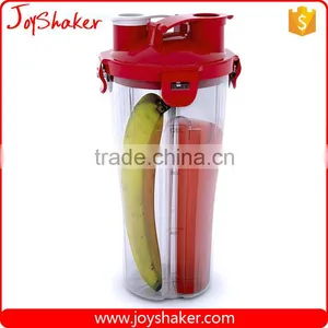 2015 New BPA Free 2 in 1 Twin Pack Plastic Dual Shaker thumbnail-4