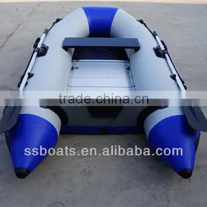 2014 Beautiful Aluminum Bottom Inflatable Fishing Boat thumbnail-1