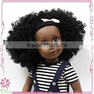 High Quality Black Doll Parts Vinyl African American Girl Dolls thumbnail-6