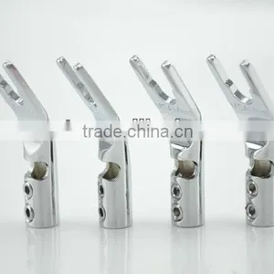 MCA Rhodium Plated Y Spade Plug thumbnail-1