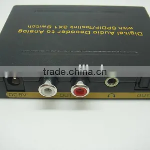 Digital Audio to Analog With SPDIF/Toslink 3x1 thumbnail-1