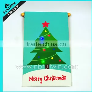 LED Musical Christmas Tree Mat Light up Tapestry thumbnail-1