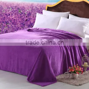 Elegant Purple Coral Fleece Blanket thumbnail-1