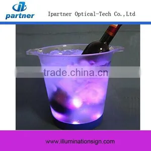 New Type Round Ice Buckets Led Bottom For Beer thumbnail-1