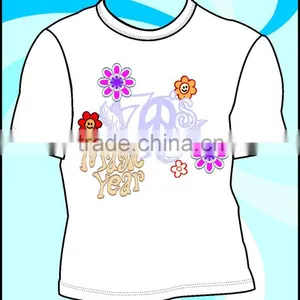 Printing T Shirts Cotton/ Custom Silk Screen Printing T Shirt/ Machine Screen Printing T Shirt thumbnail-3