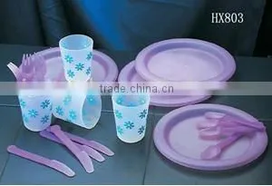 20 Pcs Round Picnic Set With Print thumbnail-1