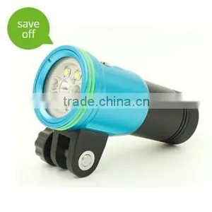 Wholesale Price Underwater Waterproof Torch For Diving Photo / Video thumbnail-1