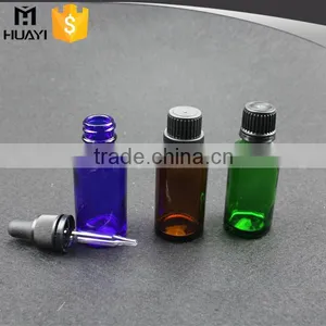 5ml 10ml 15ml 20ml 30ml 50ml 100ml Child Proof Dropper Plastic Aluminium Cap Amber Essential Oil Glass Bottle Most Popular thumbnail-2