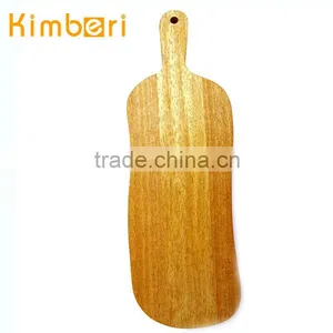 Anti Microbial Mango Wood Cheese Kitchen Cutting Board With Handle thumbnail-1