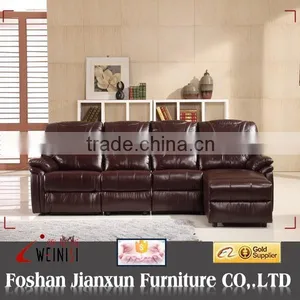 GC858 Recliner Kuka Leather Sofa thumbnail-5