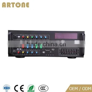 Cheap hi fi Audio Power Stereo 60 Watt 220v Usb sd Card Player Karaoke Amplifier Mixer thumbnail-2