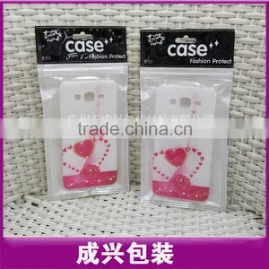 Printing Header Poly Bag White Plasic Bag With Zipper Clear Mobile Case Plastic Zipper Bags With Hanger thumbnail-6