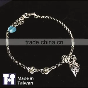 New 2016 Jewelry Jewel Silver 925 Couple Bracelets thumbnail-1