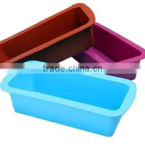 Eco-friendly Microwave Safe Silicone Rubber Cake Loaf Cake Tins thumbnail-1
