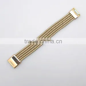 Trendy Jewelry Gold Elastic Multilayer Bio Magnetic Bracelet thumbnail-4