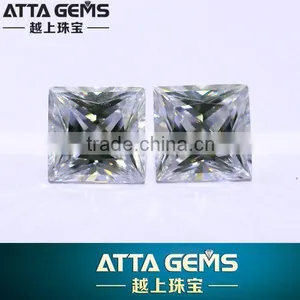 AAAAA Princess Cut 6*6m 1 Carat Cubic Zirconia thumbnail-4