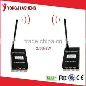 2.4GHZ 2W Wireless Audio Video Transmitter and Receiver av Out 2000m 2W 2.4G Wireless AV Video Sender + Receiver thumbnail-1