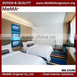 MA-1524H Modern Hotel Twin Bed Room Design thumbnail-1