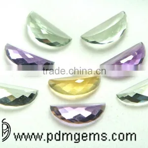 Multi Gemstones Watermelon Slice Cut Lot For Finger Gold Rings From Manufacturer thumbnail-1