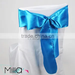 Wedding Chair Bow Tie Satin Chair Sash for Banquet thumbnail-2