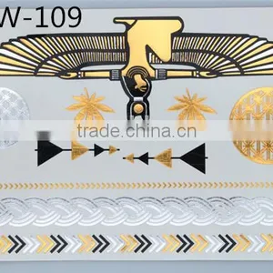 Adhesive Body Jewelry Golden Tattoo Sticker thumbnail-6