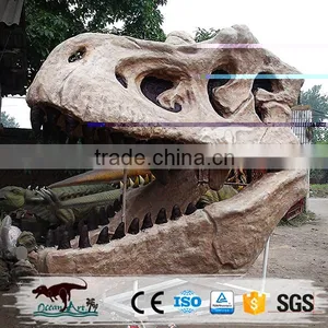 OA-DS-S287 Dinosaur Head Fiberglass Statue Dinosaur thumbnail-1