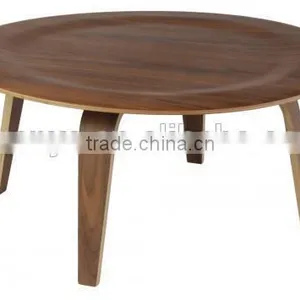Wooden Round Table With Four Legs thumbnail-4