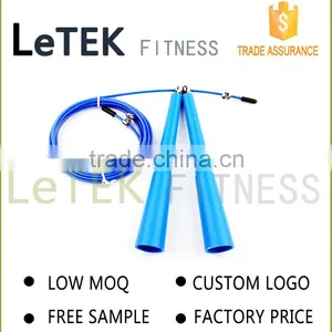 Long Grip Jump Rope-- Best Professional Boxing Skipping Cable Jump Ropes.- Boost Double Under Performance Ideal for Crossfit thumbnail-3