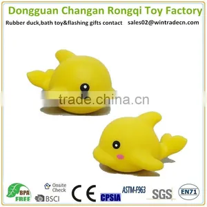 Mini Plastic Yellow Whale Rubber Shower Gifts thumbnail-1