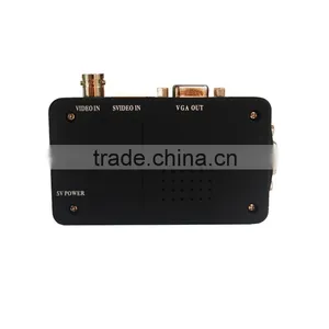 CCTV DVD DVR Camera TV S-video BNC to VGA Video Converter thumbnail-4