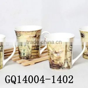 340ml New Design Fine Bone China Dinner Set With Drawing Keep Fresh Korean Style thumbnail-2