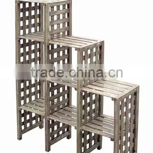 LEAFFY-Solid Wood Show Rack HLSC-90 thumbnail-1