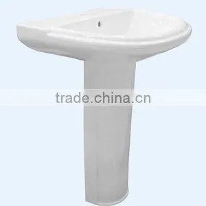 Y048 Ceramic Sanitary Ware Pedestal Basin thumbnail-1