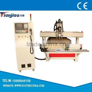 1530 Woodworking Cnc Router Cnc Engraving and Cutting Machine One Spindle 8 Tools Automatic Changing With Syntec System thumbnail-1