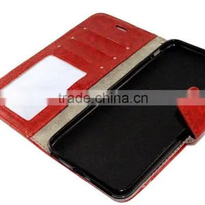 Photo Album Leather Low Price China Mobile Phone Leather Case for Iphone 6 Quality Choice Most Popular thumbnail-3